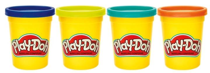 Zestaw Ciastolina Play-Doh Masa Plastyczna 4 Tuby 448G