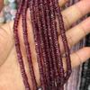 Natural Garnet Spacer Beads 4x1.8mm - DIY Necklace/Bracelet Accessory