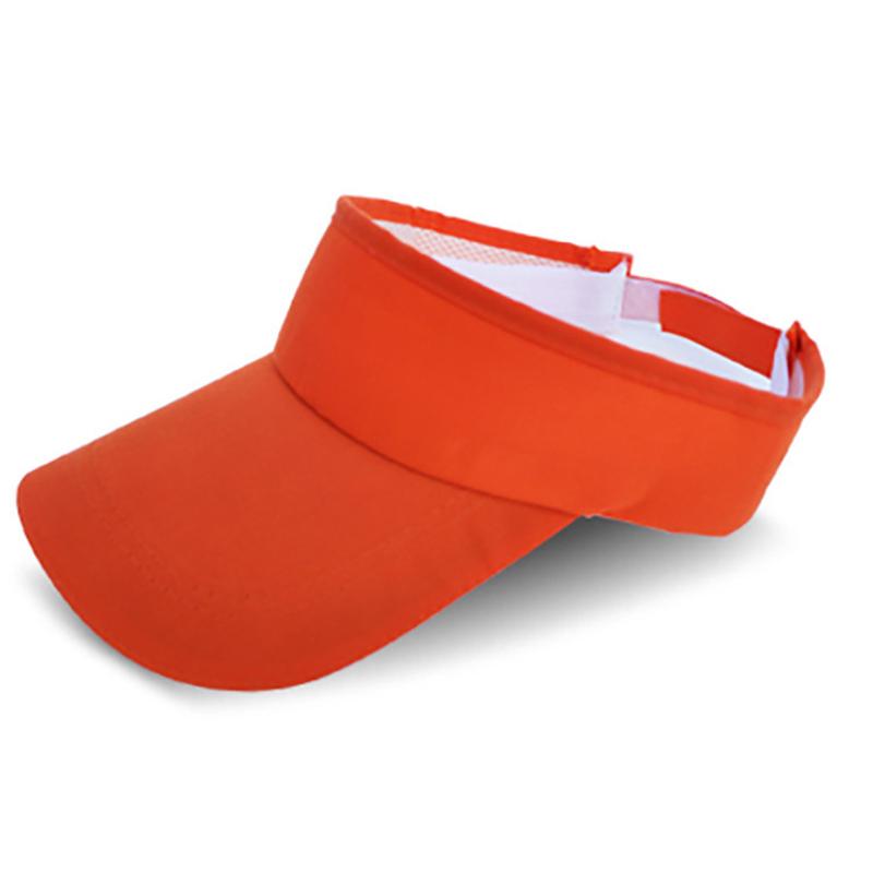 Empty Top Visor Cap Women Sunscreen Hats Man Cotton Cap Adjustable For Running Tennis Golf Unisex