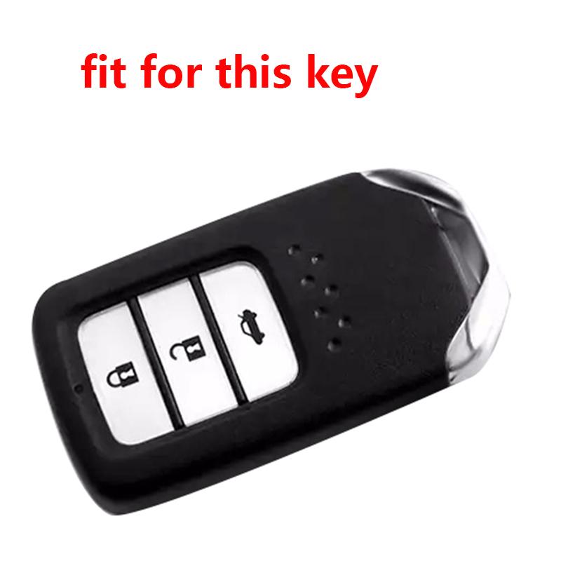 Silicone Key Case Holder for Honda SRV 2021 CR-V Civic 4d 2015 2016 2017 Inspire Key Cover 3Button Remote Smart Case for Keys