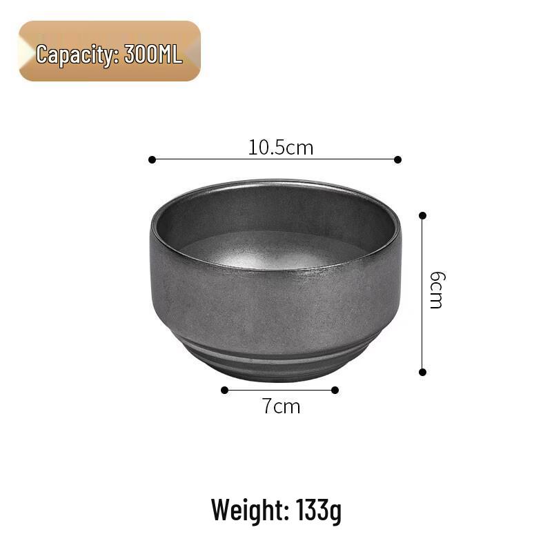 

Stainless Steel Dinnerware Set with Korean Rice Bowls