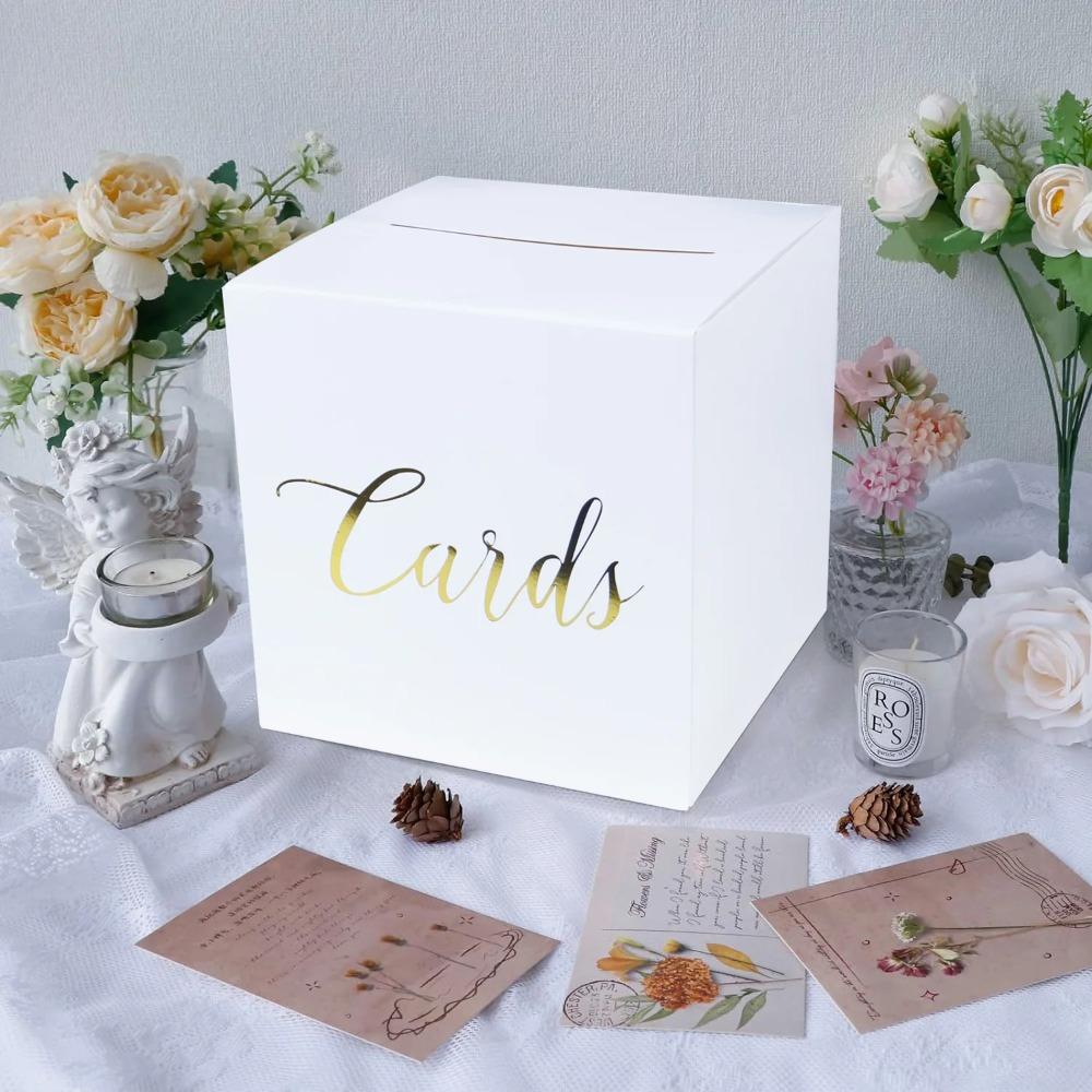 Cardboard Wedding Card Box Blessing Receiving Box Party Supplies Gift Card Box  Home Decoration