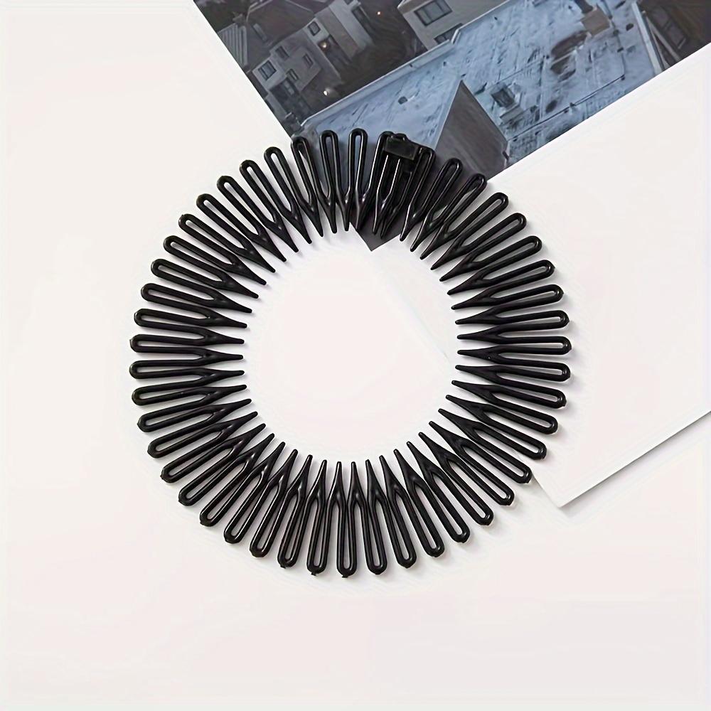 

Hairband for Women, Rear Head Hair Tidying Artifact, Anti-slip, Face Washing Headband, Forehead Bangs Clip, Hair Fixing, Invisible Hair Comb чёрный