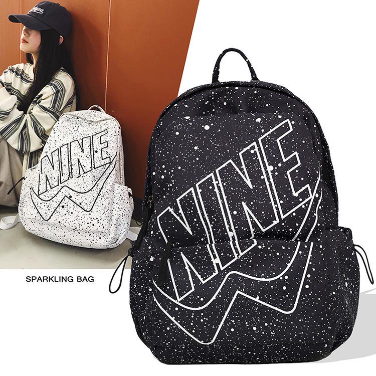 Sac à dos tendance et léger à motif d'étoiles pour les collégiens et lycéens