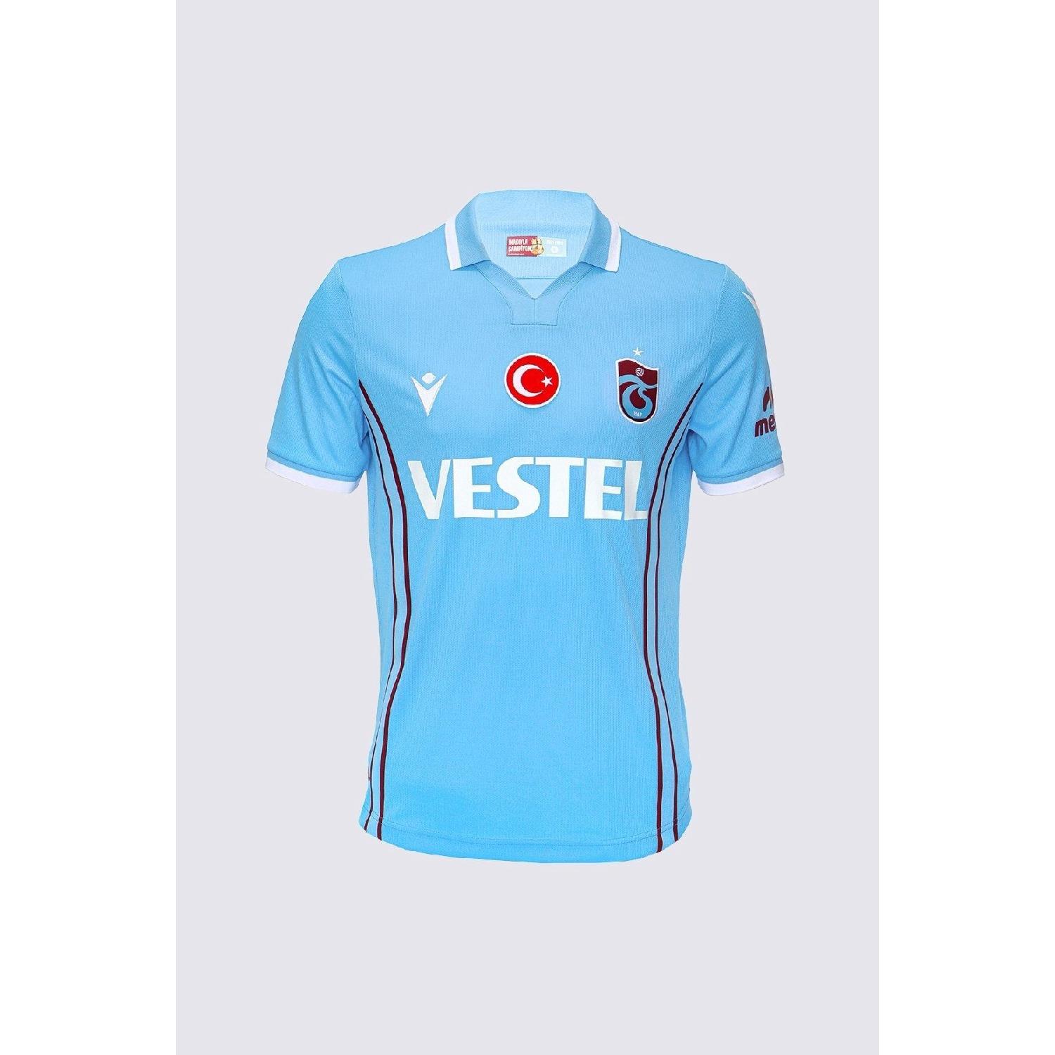 

Голубая детская майка Macron 2022/23