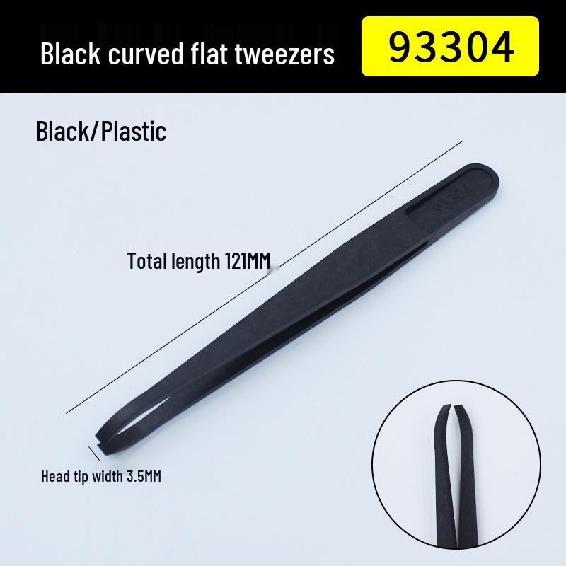 Insulated Anti-static Black Nylon Tweezers for Electronics Repair
