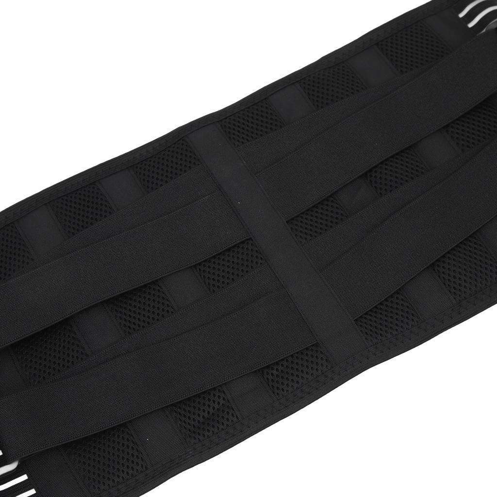 Back Braces for Lower Back Breathable Lumbar Support Belt with 6 Stays and 16 Hole Mesh for Waist Protection Men Women L