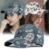 Ethnic Style Denim Baseball Cap With Sun Protection For Outdoor Activities