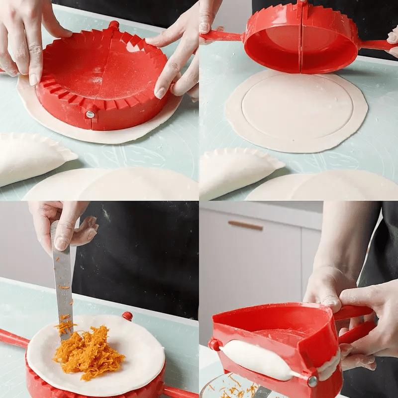 Plastic Mold for Making Press-Shaped Dumplings, Baking Tools for Kitchen Dumpling Making Tool Dumpling Mold