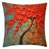 Nordic Style Oil Painting 45*45cm Cushion Cover Polyester Sofa Throw Pillow Car Home Decoration Decorative Pillowcase
