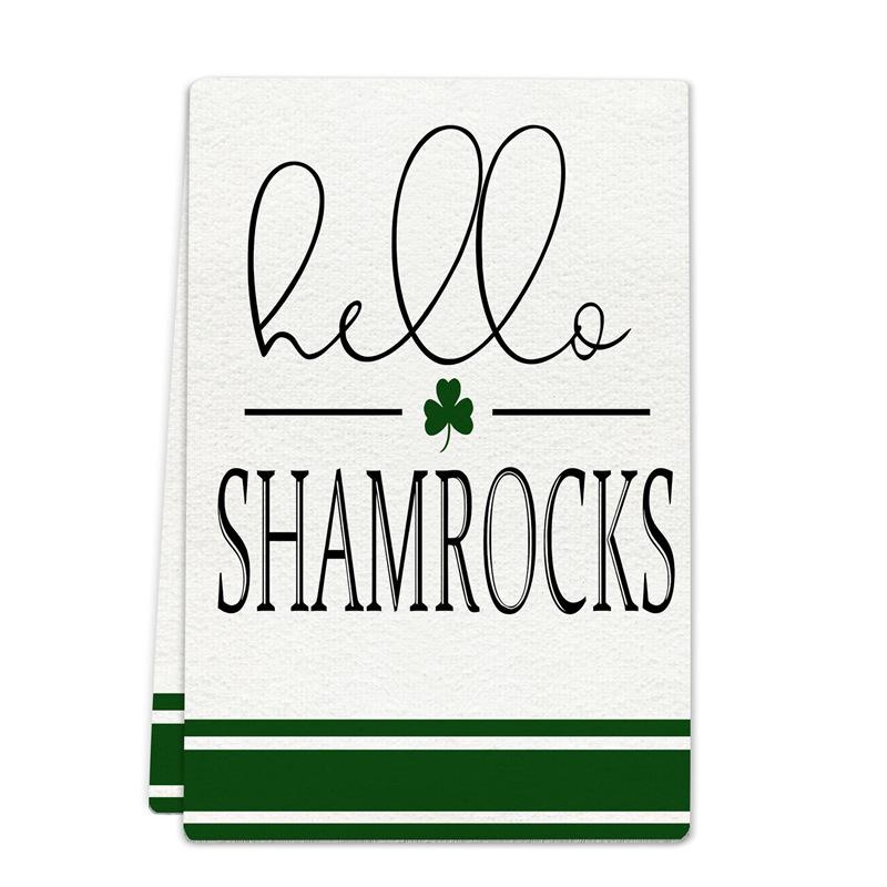 JIT Dropshipping Thanksgiving & Halloween Microfiber Kitchen Towels - Holiday Decorative Dish Towels