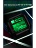 SANDA Square Multi-Function Digital Sports Watch: Waterproof, Luminous, Ideal for Students and Parties