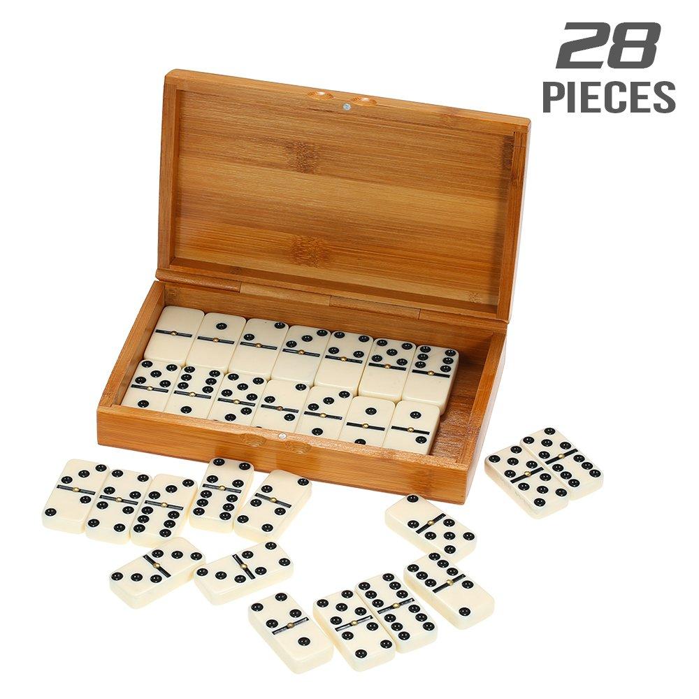 Docooler Dominoes Double Domino Set Recreational Toy for Kids and Adults
