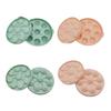 3D Rose Ice Molds Peach Shape Ice Cubes Tray Easy To Release Suitable for Whiskeys Cocktails