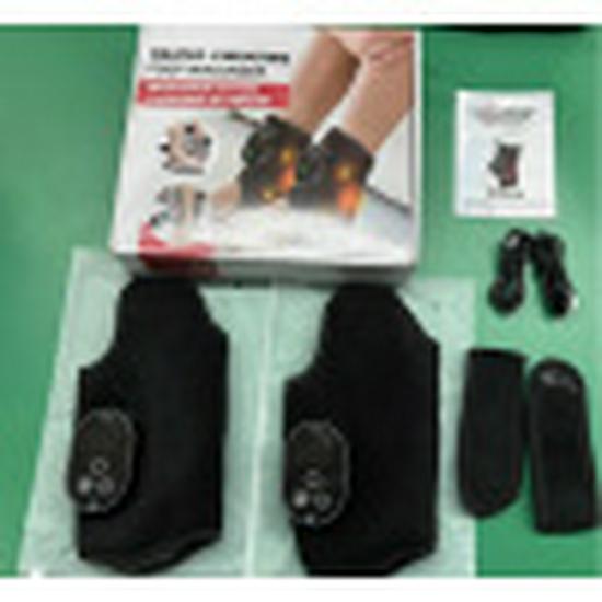 Elektrický vyhřívaný masážní přístroj na kotníky a chodidla pro relaxaci a péči o klouby