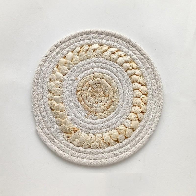 Ethnic Moroccan Style Woven Straw Wall Hanging for Sofa or Bedside