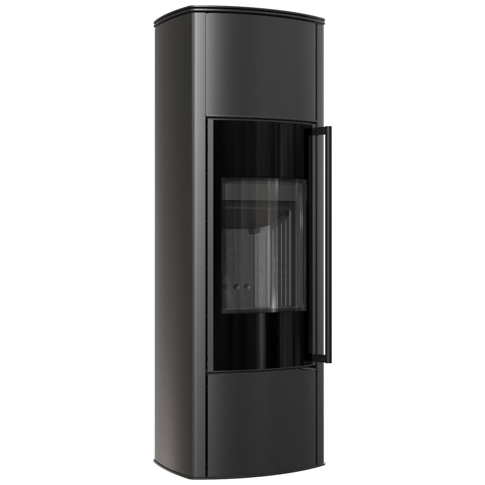 Free Standing Steel Stove KRATKI AB KRATKI ENYO R High 5.5 kW Ø 100/150 Black Thermotec