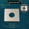 Self-Adhesive Decorative Wall Hole Cover for Faucets and Air Conditioners