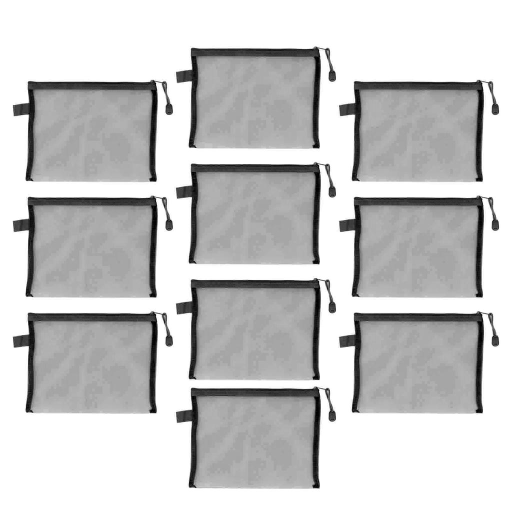 10PCS  Documents Pouch Waterproof Tear Resistant A5 Paper Size Document Organizer Bag