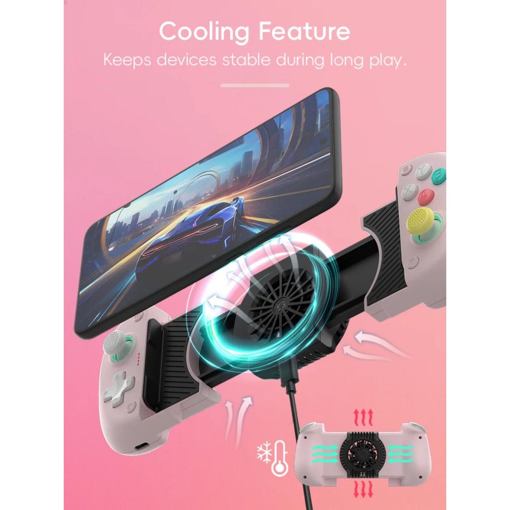 X3 Wireless Mobile Game Controller - Ergonomic Gamepad with Dual Vibration for Smartphone  PUBG Mobile