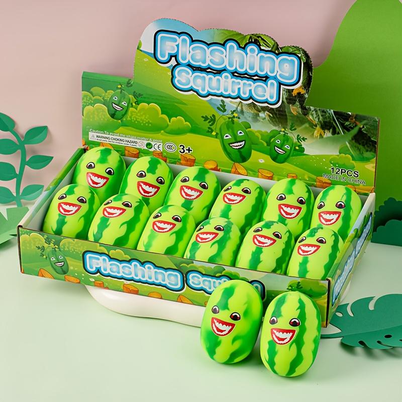 Creative Simulation Watermelon Squishy Toys Anti Stress Balls Anxiety Release Soft Sensory Squeeze Fidget Toy For Adults Kids