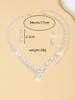 3 pieces of Women's Claw Chain Series Zircon Earrings with Necklace Zircon Set for Wedding, Banquet, Party, and Festival Gifts