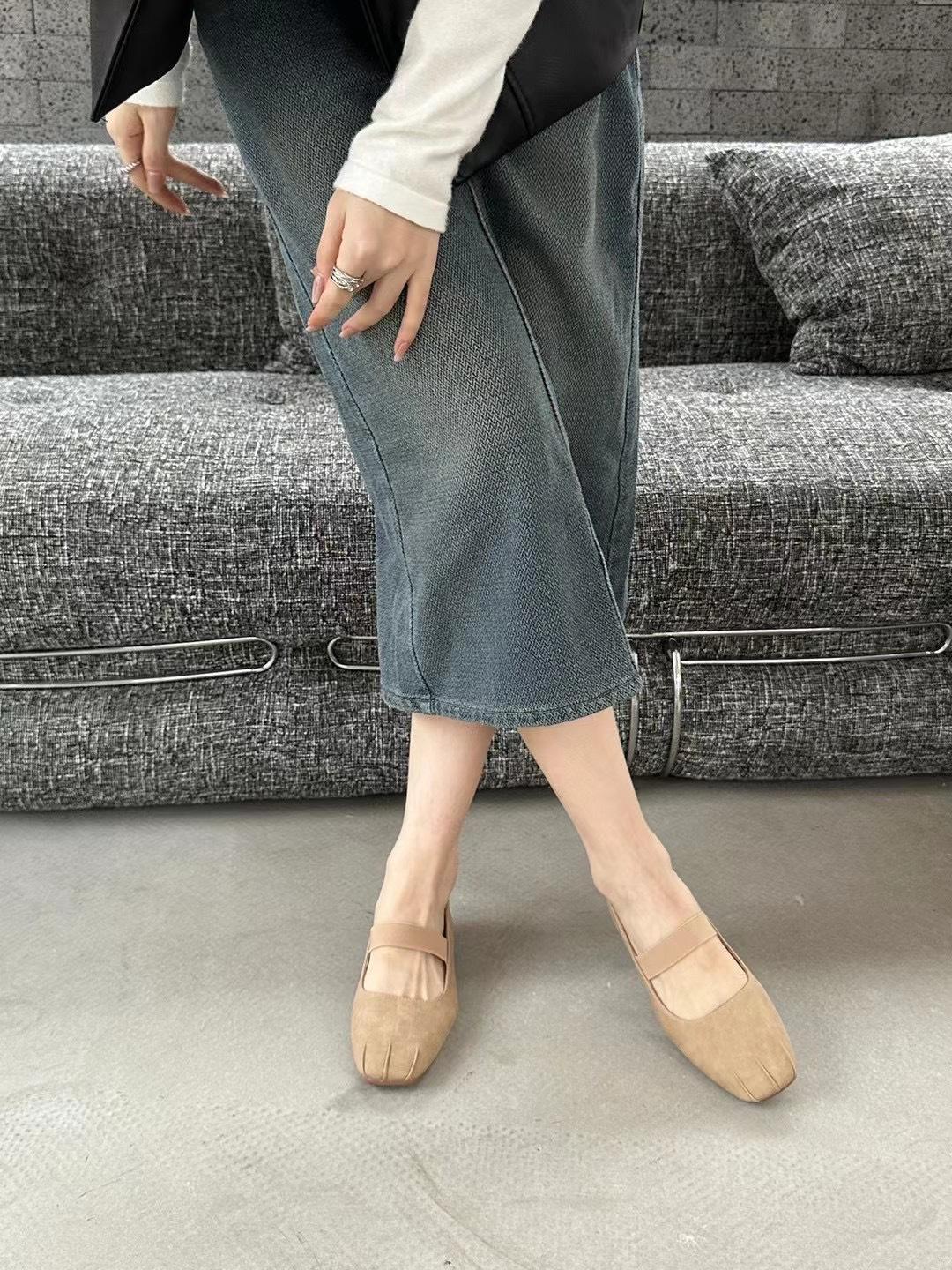 

Ретро туфли-лодочки с мелким вырезом женские весенне-осенние универсальные для работы, мягкая подошва, удобная плоская подошва, туфли для бабушек 39 хаки