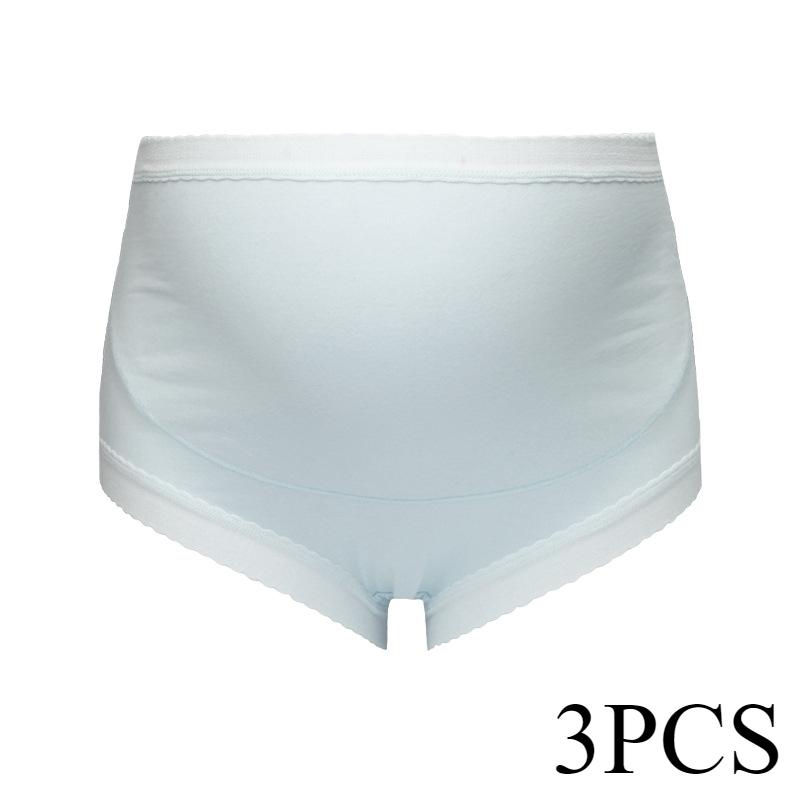 

Наслаждайтесь милым кружевным бельем с высокой талией для беременных, удобным мягким нижним бельем для беременных, трусиками для беременных XXL синий