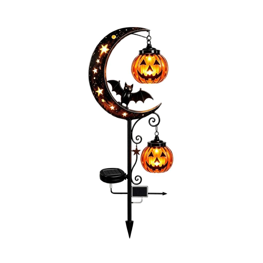 Pumpkin Shape Outdoor Garden Light for Fall Yard Decoration