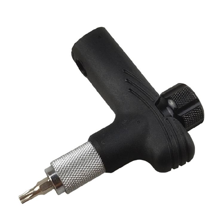 Bicycle Adjustable Torque Driver , Includes 3, 4, 5 Mm Hex, T25 Tool Bits