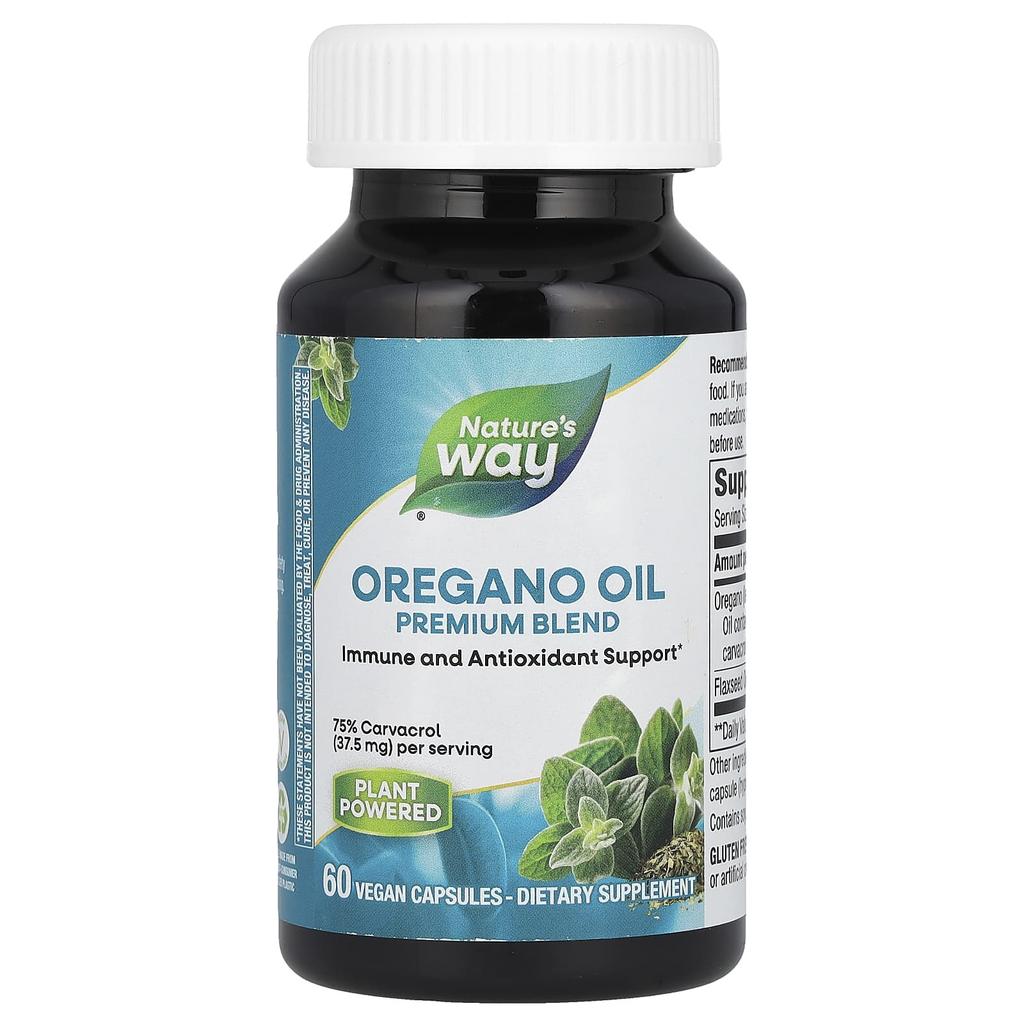 Nature'S Way, Oil of Oregano, 60 Veggie Capsules