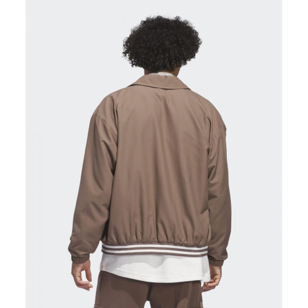 Adidas Coach Jacket   Brown Iy7371