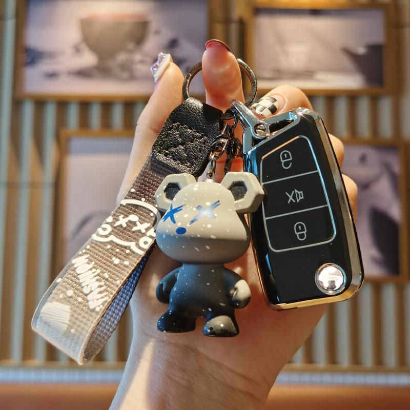 Compatible with Tie Jiangjun 6031: Car Key Case with Buckle