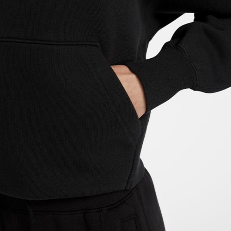 Jordan Flight Fleece Hoodie Pullover Damen Tops Schwarz CV7738-010