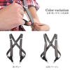 [Peace Workshop] Shoulder Suspenders 25mm Herringbone Men's Black/Beige