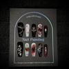 1PC Handmade nail art, high-end dark-themed hand-painted nail tips, gothic style, detachable false nail stickers.