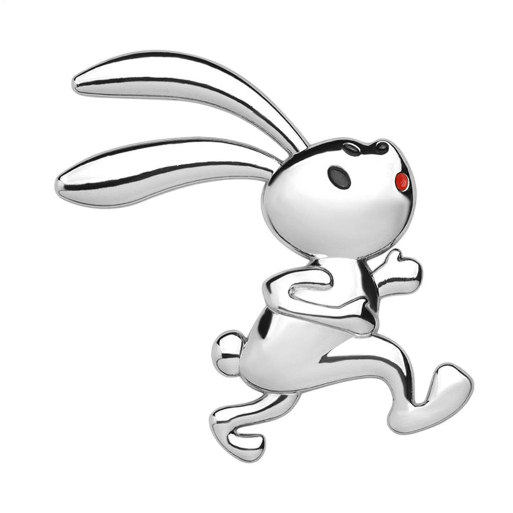 Vziguhk Kovové Samolepka s Králíkem, Samolepka na Nárazník s Králíčkem do Auta, Roztomilé Zvířátko Lepidlo na Okno Auta