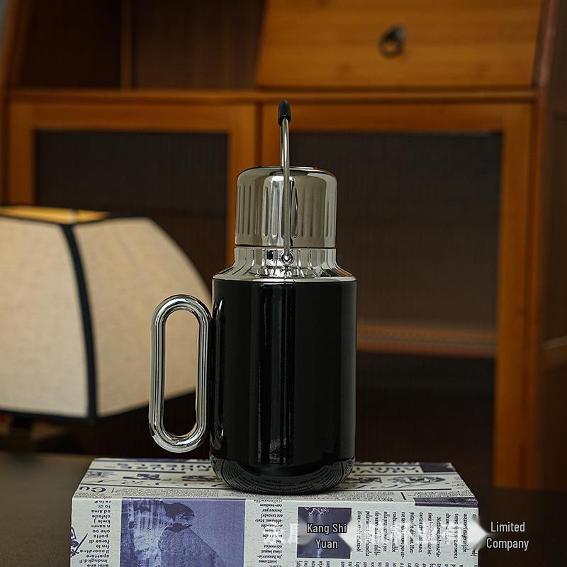 316 Stainless Steel Portable Insulated Teapot with Titanium Plating and Tea-Water Separation, Large Capacity for Stewing