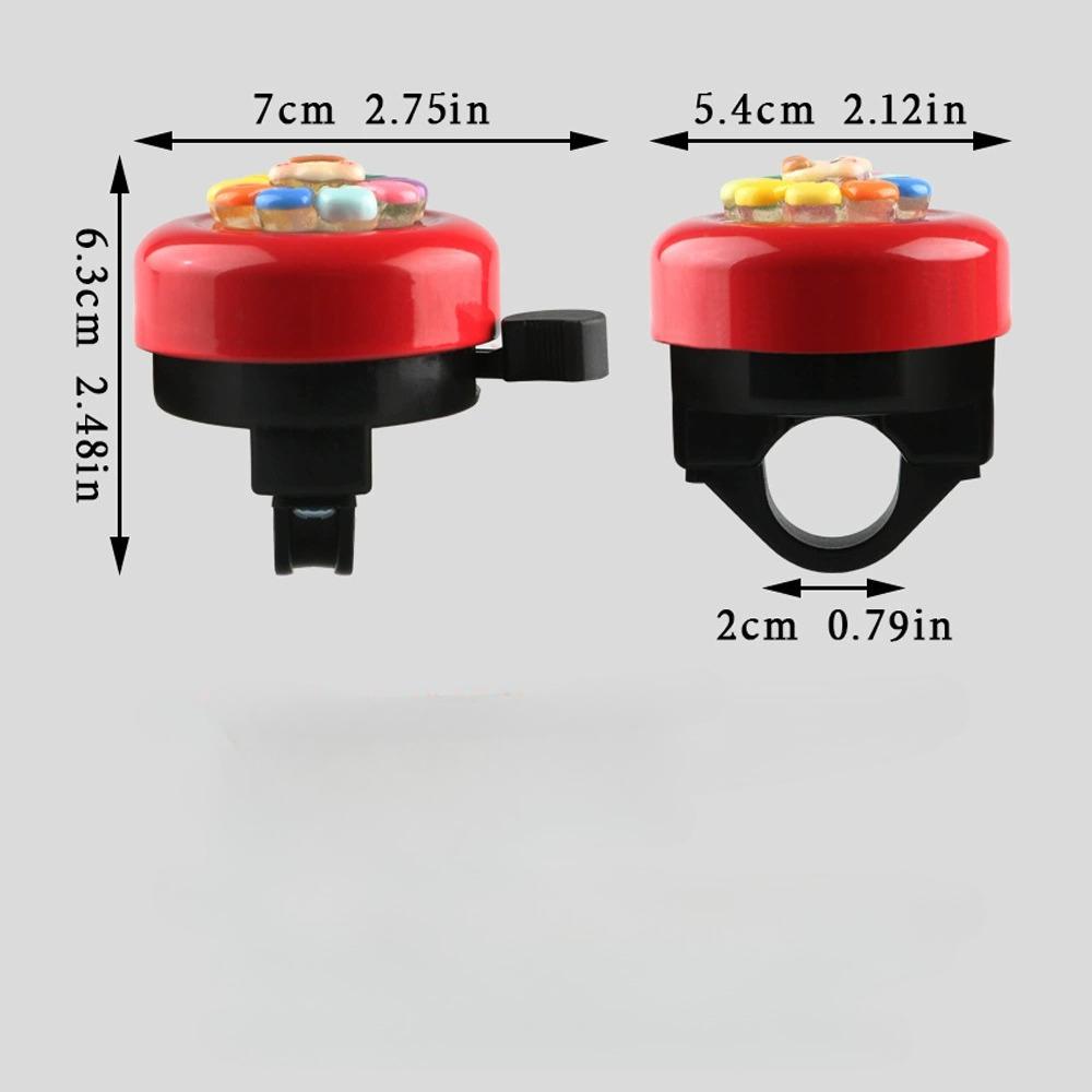 Kreslená Květinová Dekorace Univerzální Hlasitý Zvon na Kolo pro Horská Nákladní Kola Děti Bezpečnostní Alarm na Kolo Příslušenství na Kolo Zvon