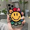Smiley Sonnenblume Geeignet für iPhone17 Space Handyhülle 16Pro Rundumschutz x Apple 14 Rundumschutz 15 Schutzhülle