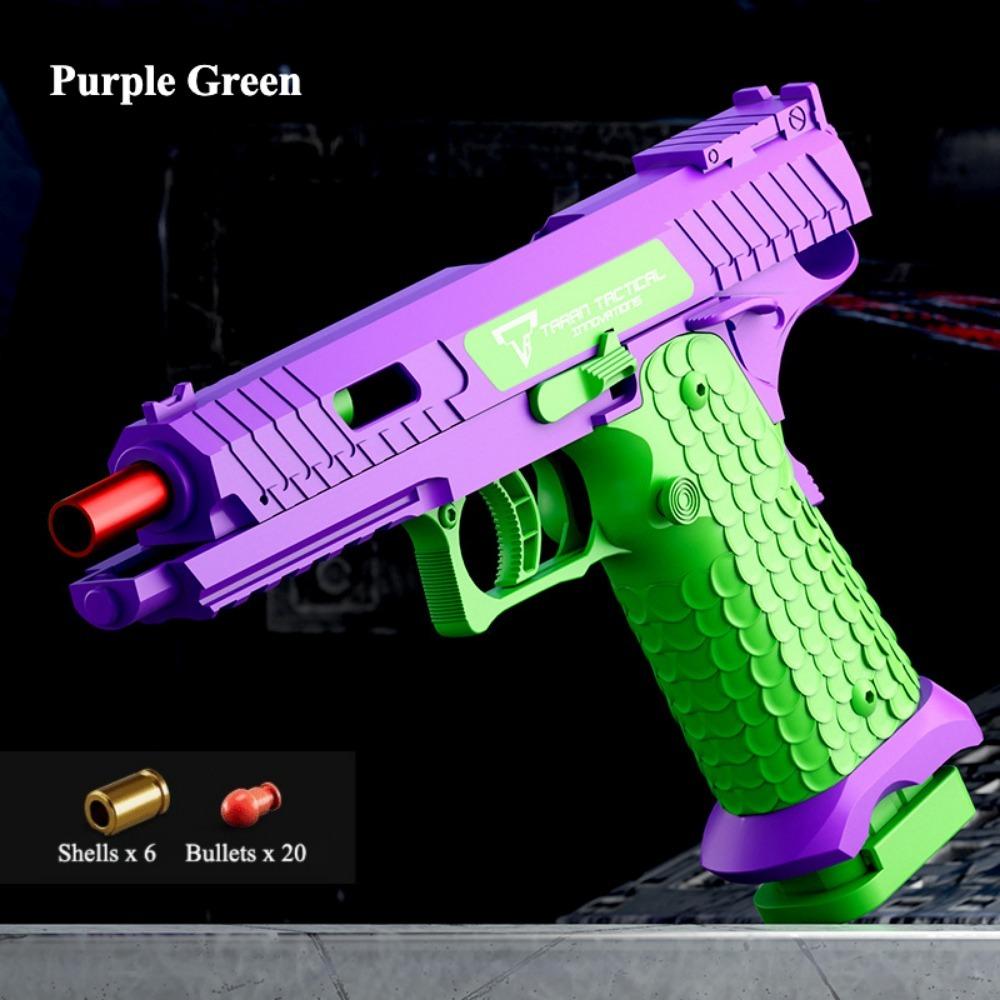 Children'S Toys Gun Soft Bullet Gun Empty Hanging Revolver Launcher Toy Outdoor Cs Shooting Weapons Pistol Gifts For Kids