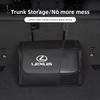 For Lexus F SPORT IS250 IS200 CT200h GS300 LS430 RX450h Key Chain Car Trunk Organizer Box Foldable Storage Bag Tidying Tools