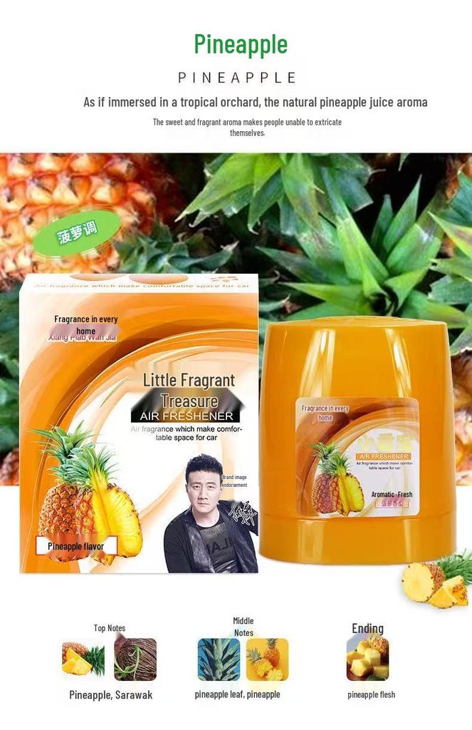 Car Aromatherapy Incense Balm: 120g Solid Perfume Deodorizer