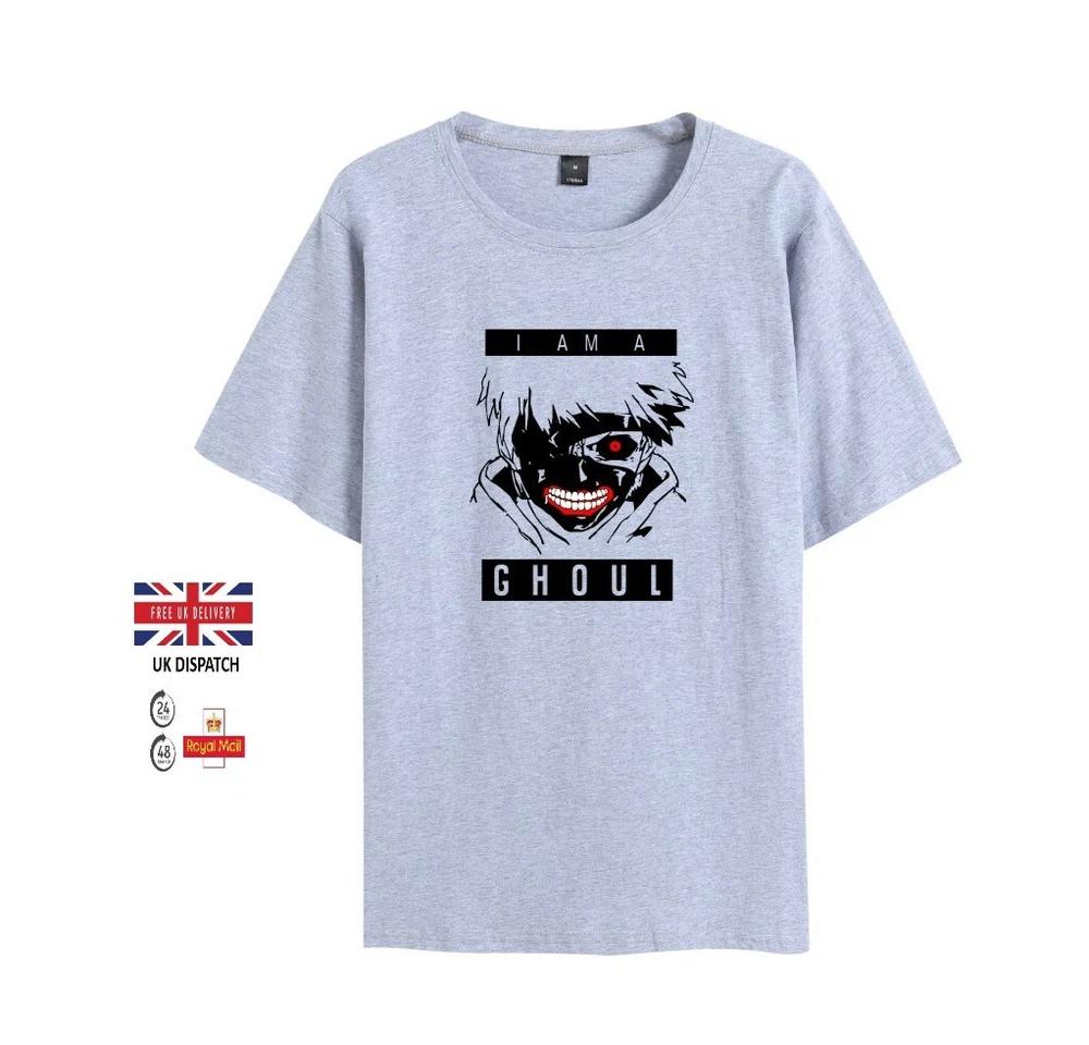 Tokyo Ghoul Ken Kaneki Anime Tshirt (Unisex) Roundneck S