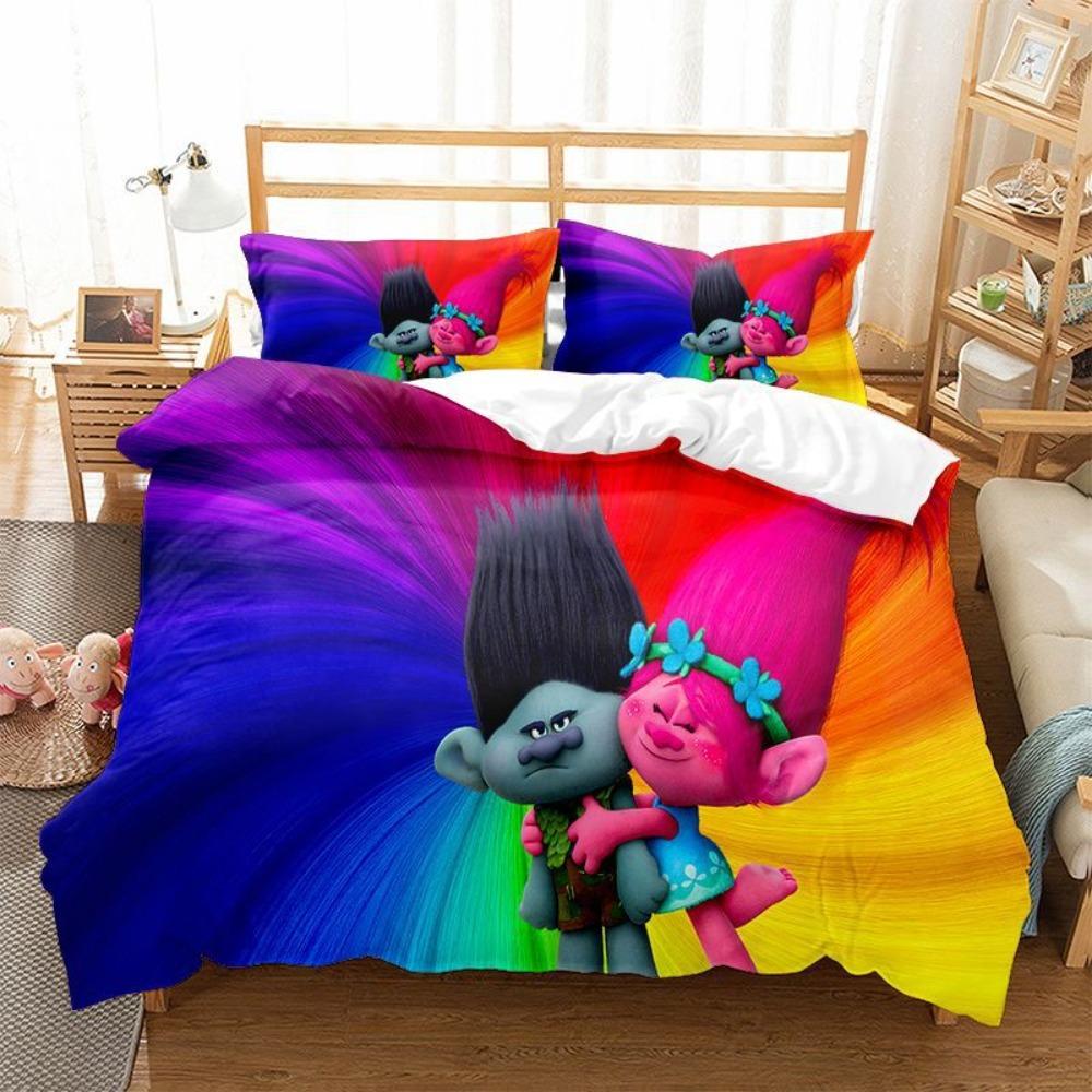 Cute elf Duvet Cover pillowcase BeddingBoyGirl Bedroom Decoration ChildrenGift Single Double Large SizeZip Duvet Cover