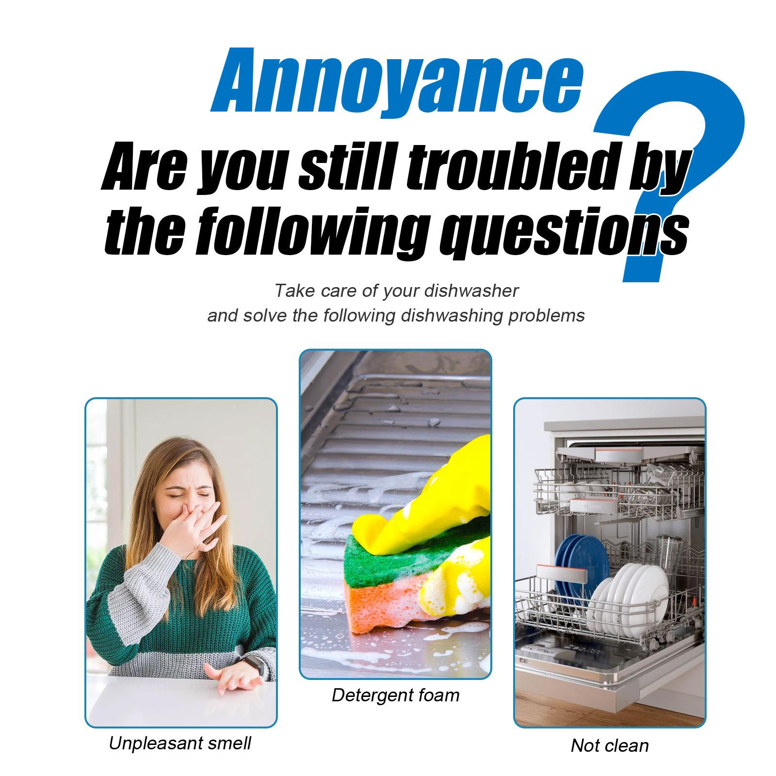 JUE-FISH Средство для чистки посудомоечных машин Средство для удаления сильных масляных — фото 8