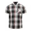 Giorgio Mens Checkered Short-Sleeved Shirt