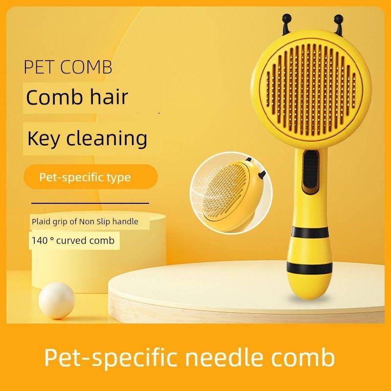 

Shiba Inu Special Comb Napping Needle Comb Float Hair Cleaning Dog Hair Cleaner Big Puppy Remove Hair Comb Pet Supplies Bee Needle Comb [Open Knot to Float Hair]]