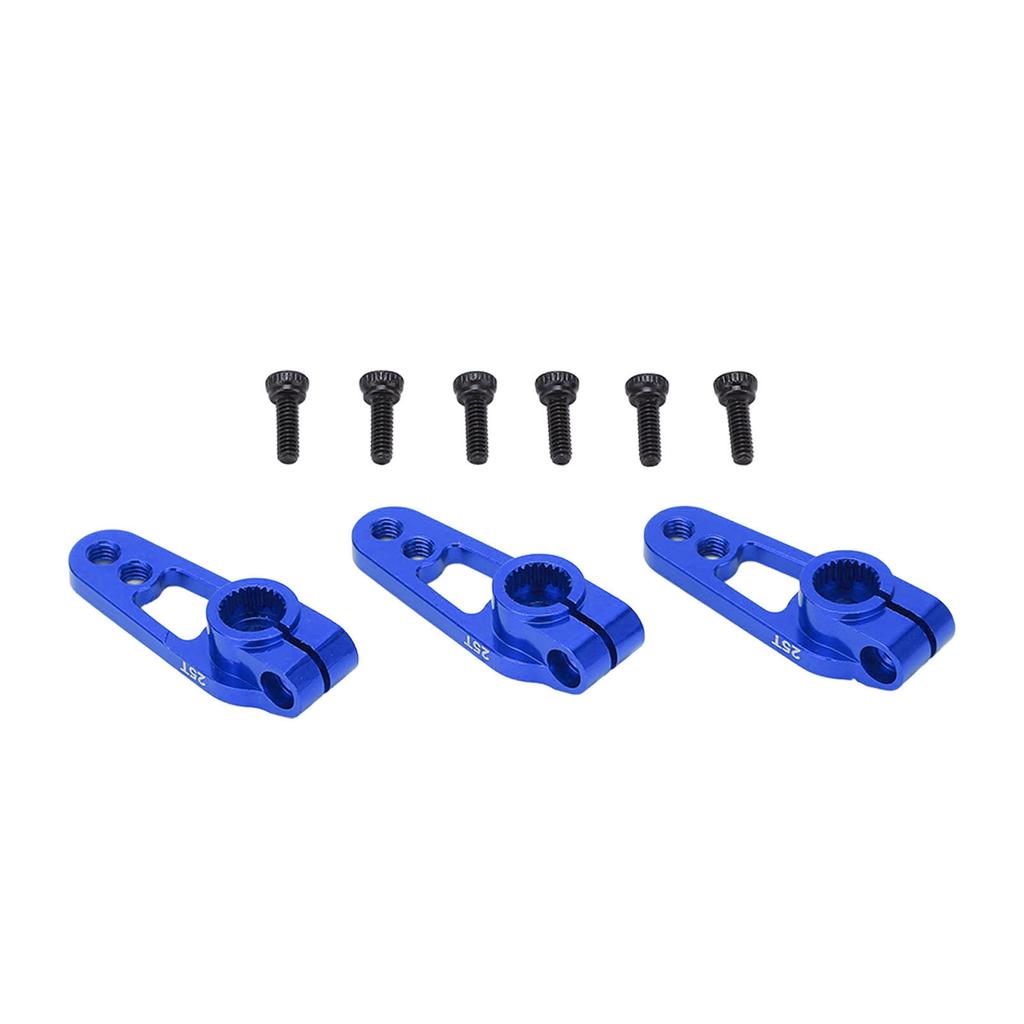 3pcsCelsiusset 25T Steering Servo Arms for 1Celsius10 Remote Control Car Aluminum Alloy Servo Arm