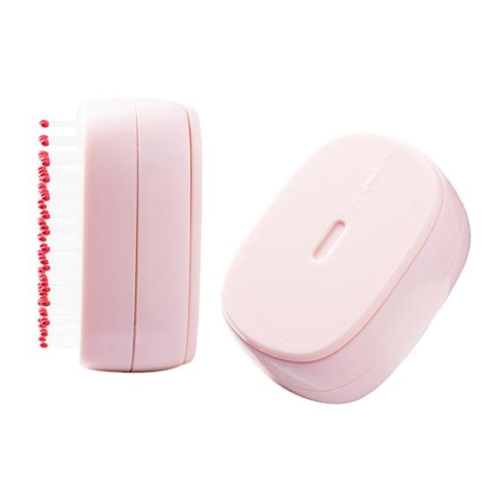 Scalp Massage Comb Self Cleaning Air Cushion Brush, Mini Portable Professional Styling Anti Static Hair Detangling Brush for Men Women